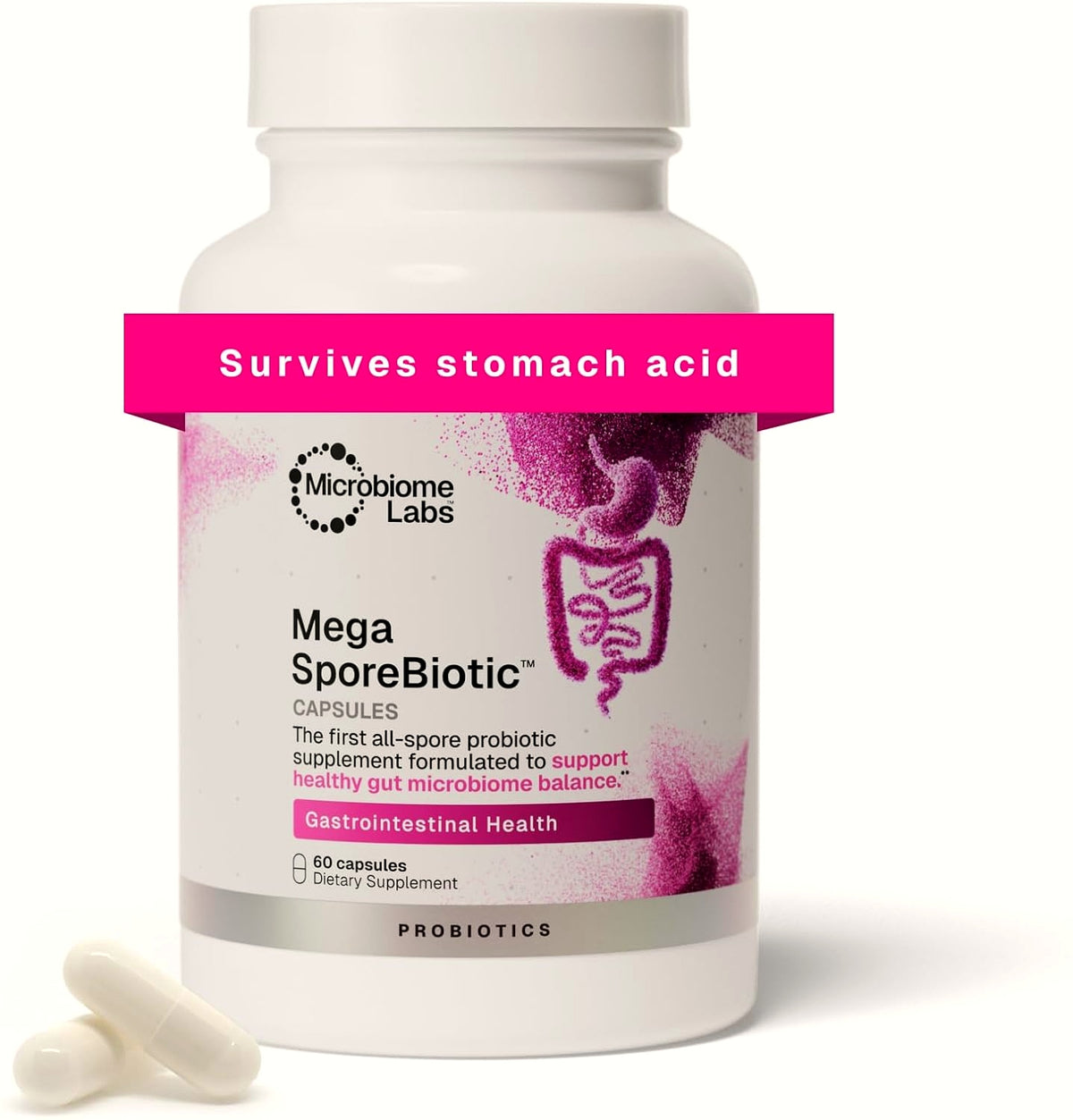 Microbiome Labs MegaSporeBiotic Daily Adult Probiotic